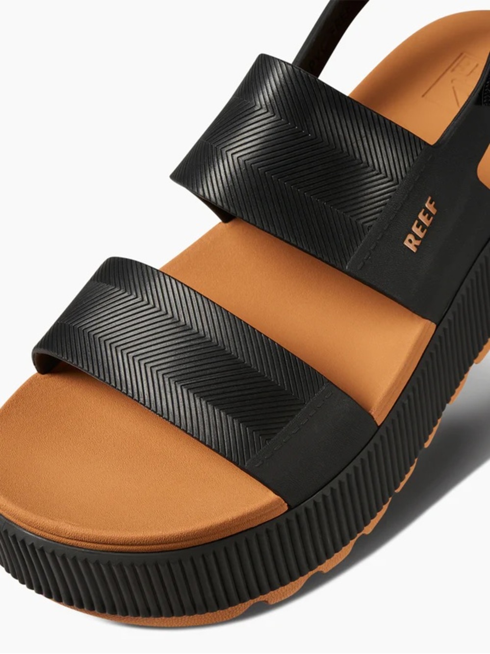 Reef Water Vista Higher Sandal, Black, Sz 8
